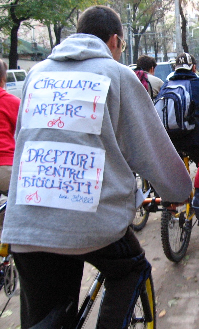 Protest Drepturi pt biciclisti 2005